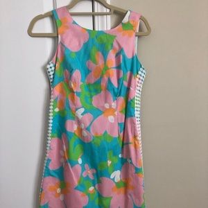 Lilly Pulitzer Lace Blue Mojo Delia Shift Dress